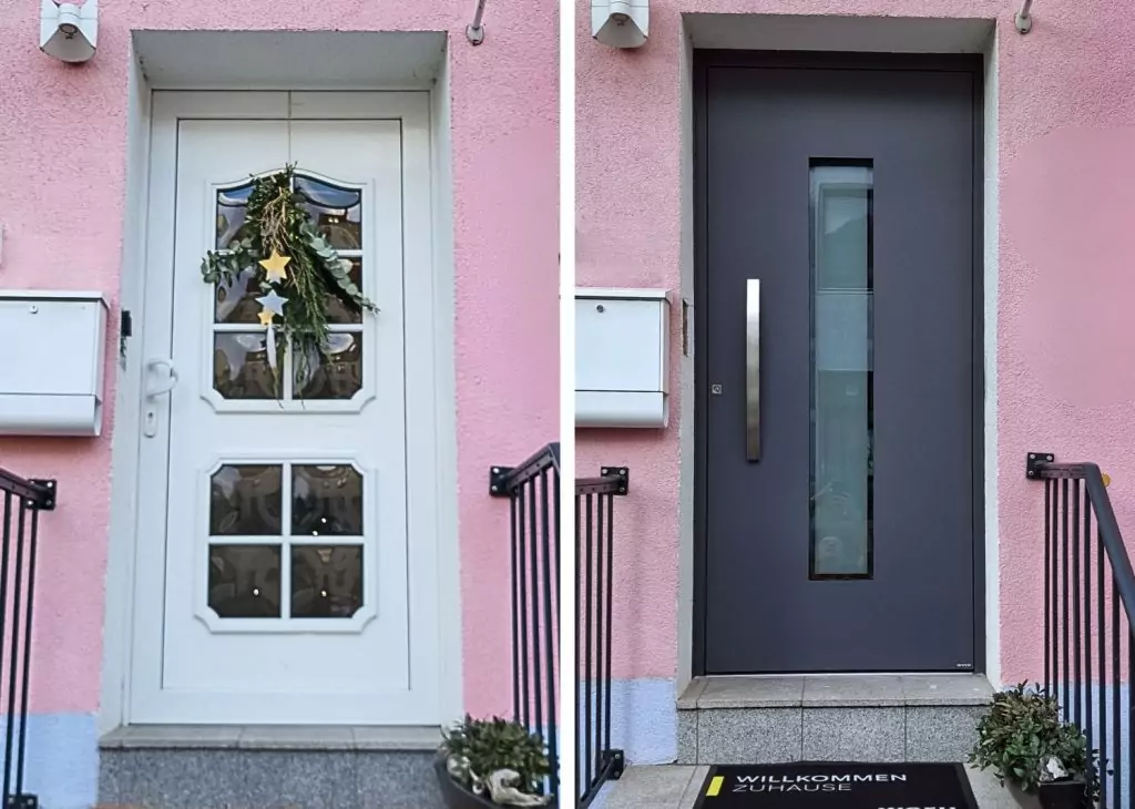 Haustür Aluminium 27 Aluminiumhaustür Weru Kemena Bremen