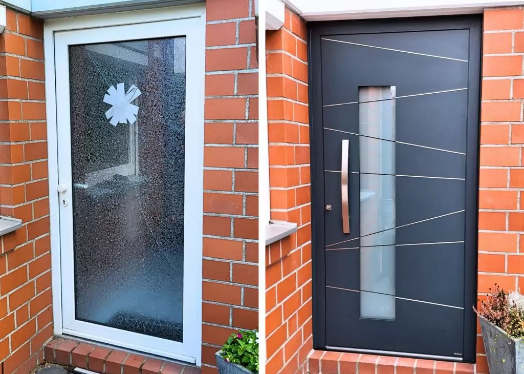Haustür Aluminium 31 Aluminiumhaustür Weru Kemena Bremen