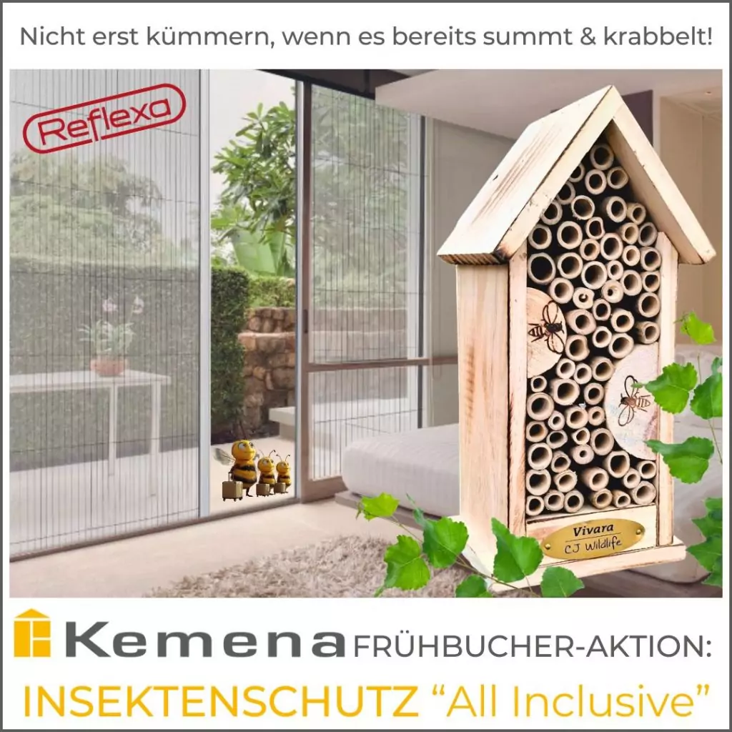 Frühbucher Aktion All Inclusive Kemena Bremen Insektenschutz Reflexa
