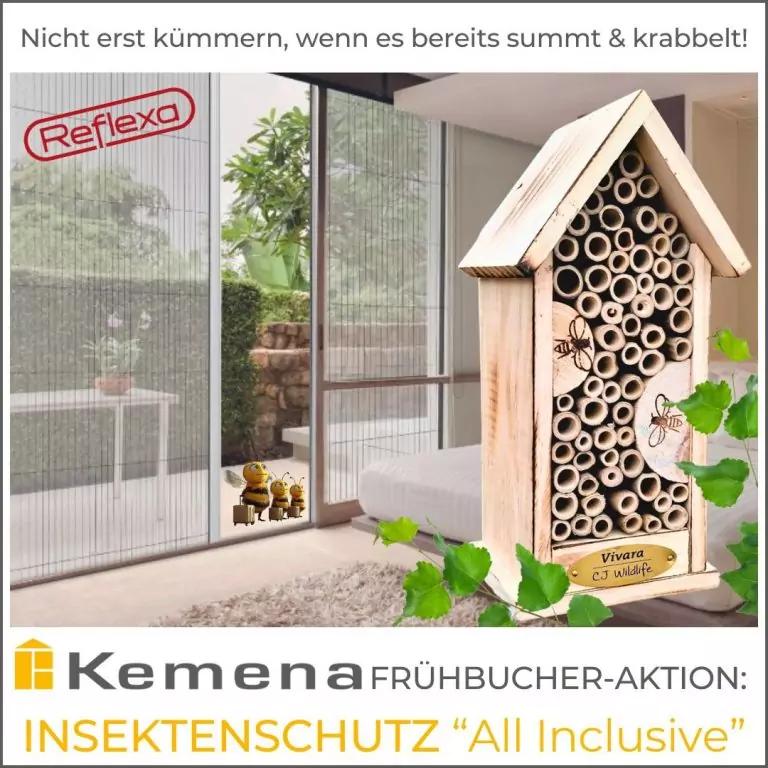 Frühbucher Aktion All Inclusive Kemena Bremen Insektenschutz Reflexa