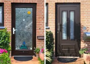 Weru Haustür vorher nachher Kemena Bremen