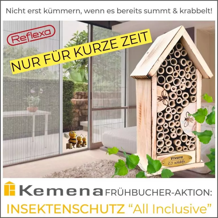 Reflexa Insektenschutz Kemena Aktion Bremen Fenster Balkontür Terrassentür