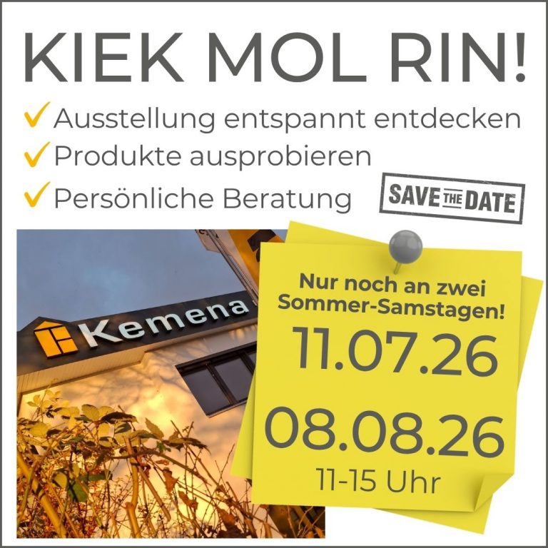 Fachberatung Kemena Bremen Ausstellung Samstag geöffnet Fenster Haustür Terrassendach Wintergarten